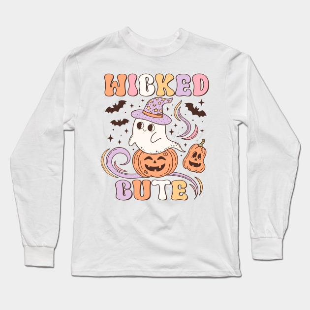 Halloween for women Wicked cute Long Sleeve T-Shirt by Positively Petal Perfect 